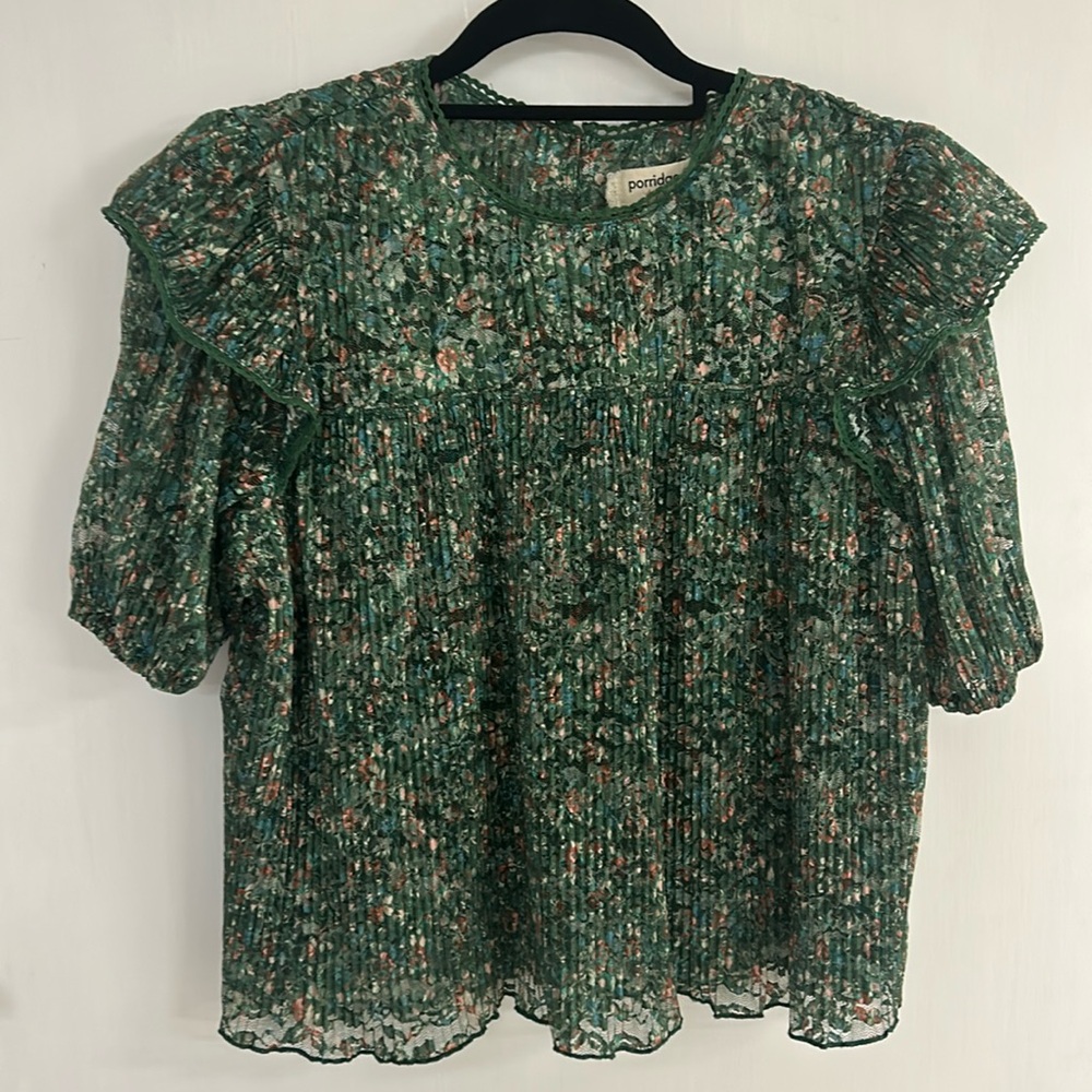 Floral lace top